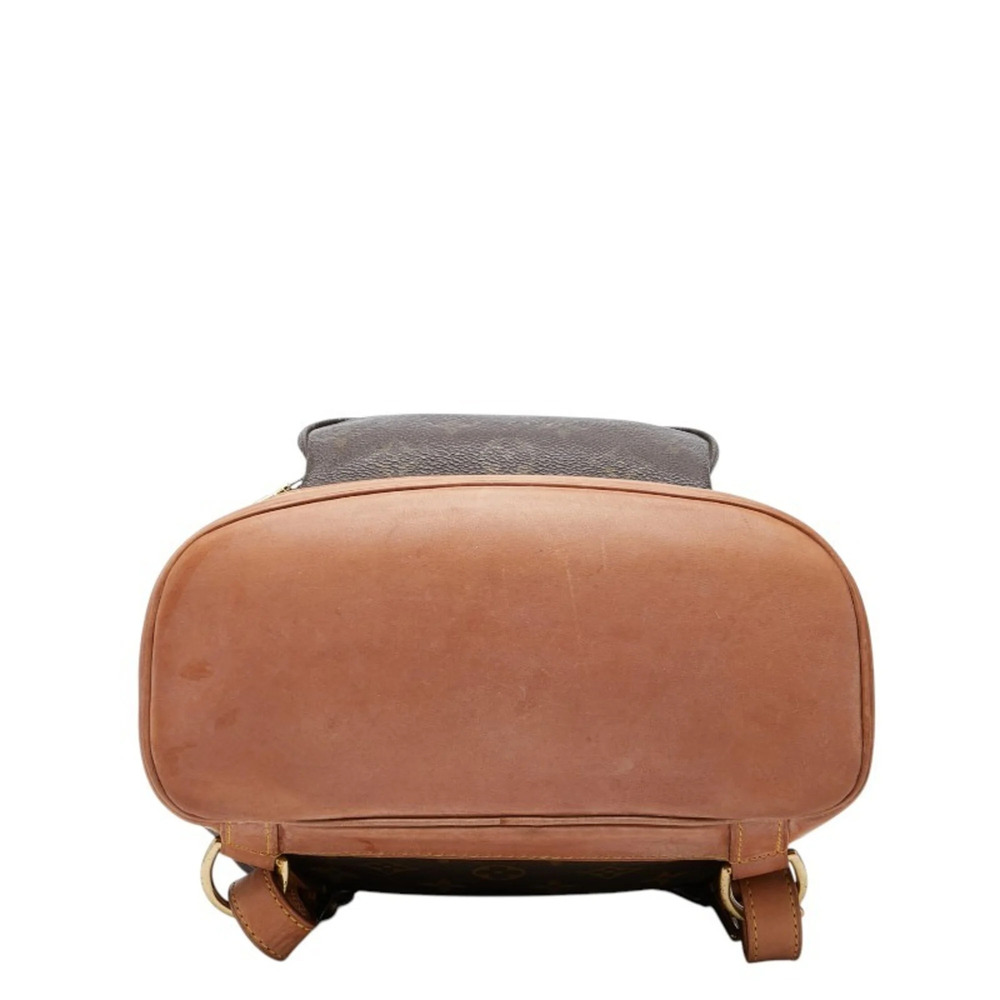 LOUIS VUITTON Brown Monogram Leather Backpack - Picture 3 of 12